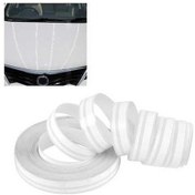 Resim Dancemonkey 12mm 9.8m Kendinden Yapışkanlı Araç Dekor Bant Beyaz 