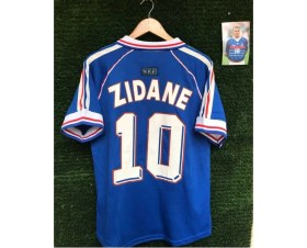 Resim Legent Lady Fransa Mavi Zidan Retro Forma 