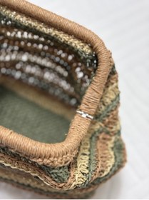 Resim H.E SECRET Yazlık El Yapımı Hasır Görünümlü Kadın Clutch Model El Çantası 