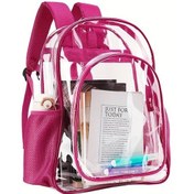 Resim Elmpaly Mor Fileflekli Sırt Çantası - Büyük Kapasiteli Okul Çantası Mor 