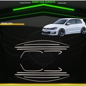 Resim Volkswagen Golf 7 2012+ Araca Özel Cam Çerçevesi Tamtur A+ 