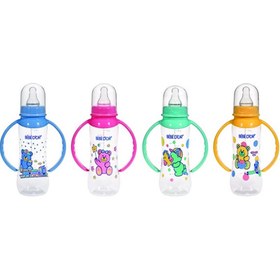 Resim Bebedor Desenli Ergonomik Kulplu Biberon 250Ml 