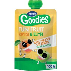 Resim Hero Goodies Kayısı Elma Püresi 100 gr (3 Adet) 