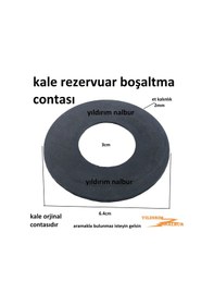 Resim Kale Rezervuar 6.4 İç Takım Contası Klozet Siyah Conta 