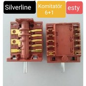 Resim Silverline Uyumlu Esty Ankastre Turbolu Fırın Komitatör Kademe Anahtarı - 465436421 