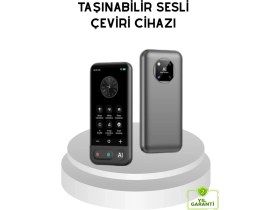 Resim Nemere Taşınabilir Akıllı Tercüme Cihazı - Gerçek Zamanlı Ses ve Metin Çevirisi 