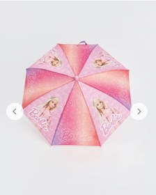 Resim Barbie Lisanlı Çocuk Şemsiye Çok Renkli 