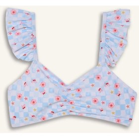 Resim DeFacto 2'li Çiçek Desenli Turkuaz Bikini Kız Çocuk G7400A826HS 