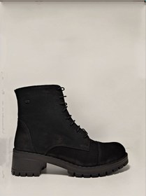 Resim Castle Black Yldz-2670-2 Siyah Hakiki Deri Kadın Bot Siyah 