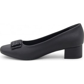 Resim Beety 062 Topuklu Taşlı Abiye Kadın Ayakkabı Siyah 