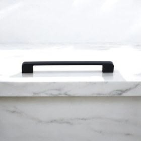 Resim Nzb Metal Kulp 192 mm -19.2 cm Mobilya Çekmece Mutfak Dolabı Dolap Kulpları Kulbu Siyah 