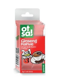 Resim Otsa Ginseng & Reishi Kahve Stıck Asetat 3,5g X 10 Stıck Çekirdek 