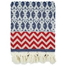 Resim Lacivert Adinkra Peştamal 