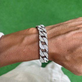 Resim RICH DIAMOND BIGGY CUBAN BRACELET 14mm 
