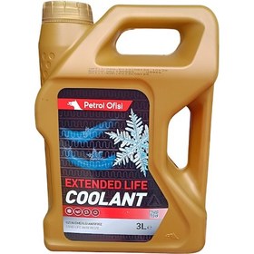 Resim Petrol Ofisi Extendend Life Coolant Kırmızı Antifriz 3 L 2022 