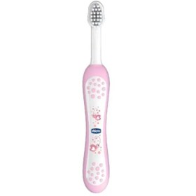 Resim Chicco Bebek Diş Fırçası 6+ Ay Lila Pembe 
