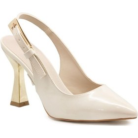 Resim Gedikpaşalı Bty 25k 332 Bej Bayan Ayakkabı Abiye 