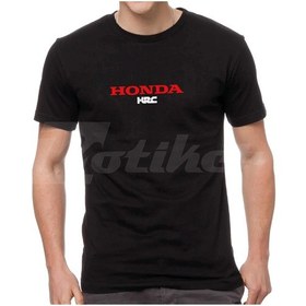 Resim Honda Hrc Tasarım Motorcu Tişörtü Beyaz Kırmızı 