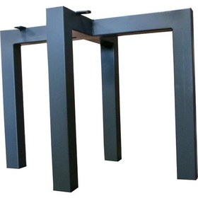 Resim Metal Sehpa Ayağı Ahşap Kütük Cam Sehpa Ayağı 