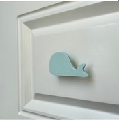 Resim Pomerol Mavi Balina Dolap Kulpu -çocuk Odası, Mutfak Ve Banyo İçin Modern, Şık Ve Dayanıklı Mobilya Kulp, Dh 