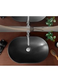 Resim Duravit D-neo Çanak Lavabo, 60 Cm, Mat Antrasit, 2372601370 Beyaz 