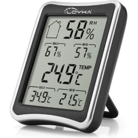 Resim Loyka ELITE-100 Ortam Sıcaklık ve Nem Ölçer Max Mın 