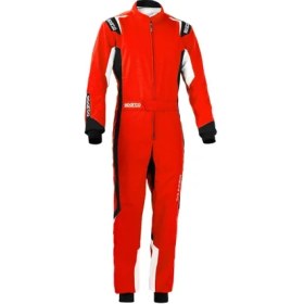 Resim Sparco Thunder Karting Tulumu Kırmızı Siyah 120 Beden 