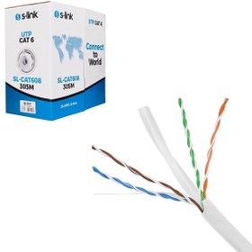 Resim S-Link Cat6 Kablo 24awg 305mt Sl-cat608 