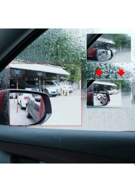 Resim Durukar 4 Parça Yan Aynalar Ve Yan Camlar İçin Araç Ayna Yağmur Kaydırıcı Ve Cam Buğu Önleyici Film Çok Renkli 