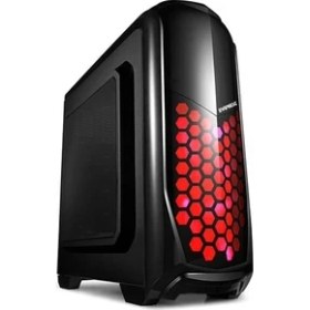 Resim Rampage Armego Siyah 2*12cm Fan Red LED Fan 2*USB3.0 Kasa 
