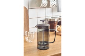 Resim Feyza Design Valentina Borosilikat Cam French Press, 1000 Ml, Şık ve Dayanıklı Tasarım 