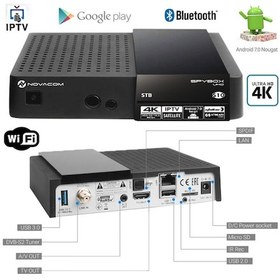 Resim Novacom Spybox S10 UHD-4K Android Uydu Alıcısı 