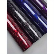 Resim Süper Parlak, Çoklu Renkler, Yapay Karbon Fiber, Vinil Kaplı Bant, Motosiklet, Scooter, Araba Decal Kaplama 