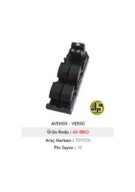 Resim Unıversal Cam Anahtarı-toyota Avensis - Verso Sol Dörtlü - 10 Pin - Mcar-an886d 