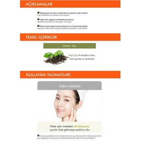 Resim Missha Yeşil Çay Özlü Nemlendirici Uyku Maskesi 10ml Pure Source Pocket Pack Green Tea 
