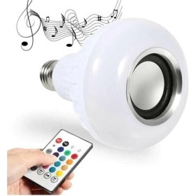 Resim Bluetooth Hoparlör Akıllı LED Ampul Lamba 1250 