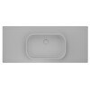 Resim Real Stone Pure Etajerli 70x50 Beyaz Granit Banyo Lavabosu 