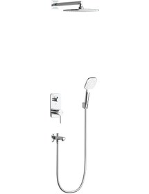 Resim Teska Agora İki Yönlü Duş Seti-krom Krom 