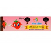 Resim VİE LİFE Proteini Azaltılmış Çilek Aromalı Çikolata 25g 