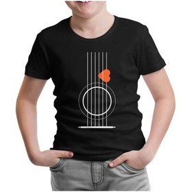 Resim Gitar - Pena Siyah Çocuk Tshirt 