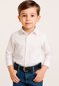 Resim Genel Markalar Unisex Çocuk Deri Kot Ve Kumaş Pantolon Kemeri 