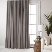 Resim Nuvomon Blackout Fon Perde V39 - Açık Gri - 140x270 cm 