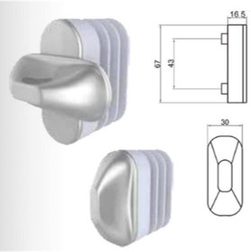 Resim PENCERE KOLU EMNİYET MANDALI GRİ 