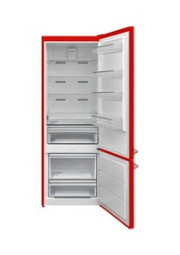 Resim Vestel Retro NFK52101 Kırmızı 471 LT No-Frost Çift Kapılı Buzdolabı 