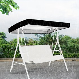 Resim 1 adet MUTAO Su Geçirmez Dış Mekan Salıncak Tente - UV Koruma Veranda Hamaku Ayarlanabilir Halat Çerçevesi ile, Hafif ve Dayanıklı Polyester Kumaş, Yağmur veya Güneşte Yıl Boyu Kullanım için Kolay Kurulum, Bahçe Salıncak Tentesi | Şık Tente Tasarımı | Güvenli Halat Bağlantısı, Dış Mekan Hamakları 