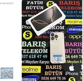 Resim Apple iPhone 16 Pro İkinci El YD | 128 GB | Çöl Titanyum 
