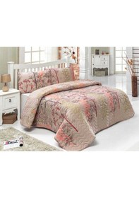 Resim Eponj Home Kapitone Yatak Örtüsü Seti Tek Kişilik Urla Bej 