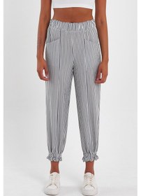 Resim Alexander Gardi Alexandergardı Paçası Büzgülü Jogger Pantolon B23-0065 Mavi 