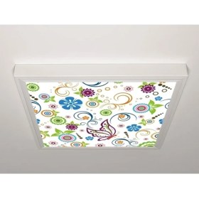 Resim Gök Panel 60X60 LED Panel Sıva Üstü Desenli Tekli 46511250SU 