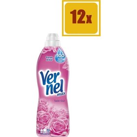 Resim Vernel Max Taze Gül Yumuşatıcı 960 ml 40 Yıkama 12'li Set 